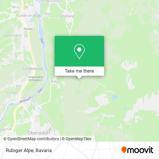 Rubiger Alpe map