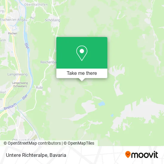 Карта Untere Richteralpe
