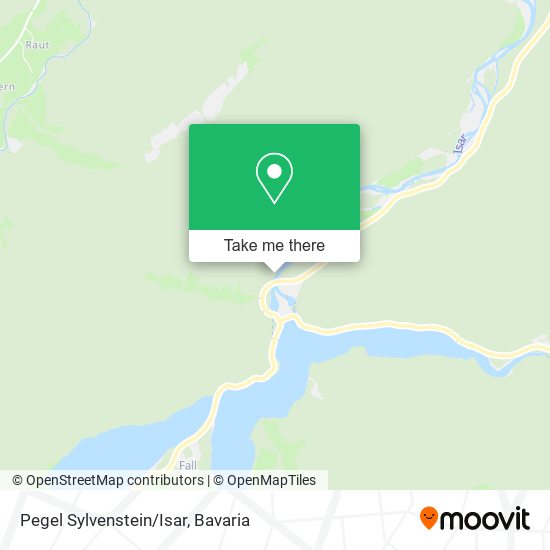 Pegel Sylvenstein/Isar map