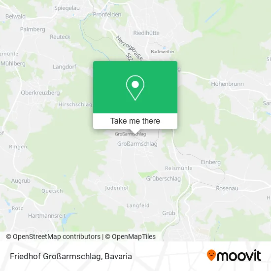 Карта Friedhof Großarmschlag