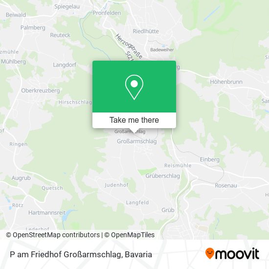 P am Friedhof Großarmschlag map