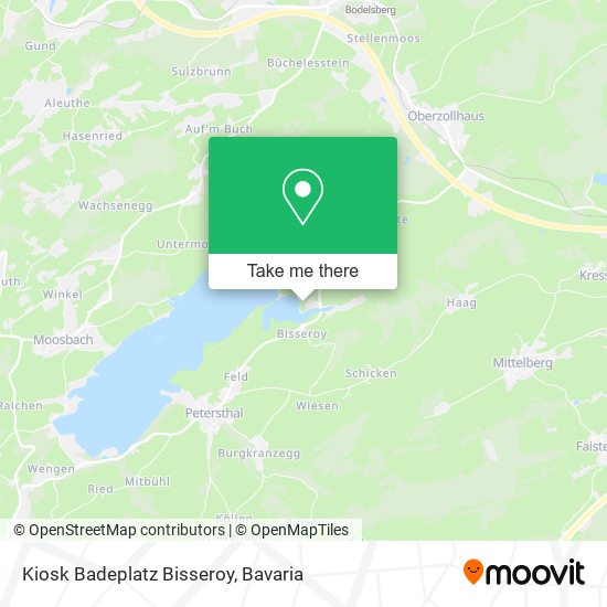 Kiosk Badeplatz Bisseroy map
