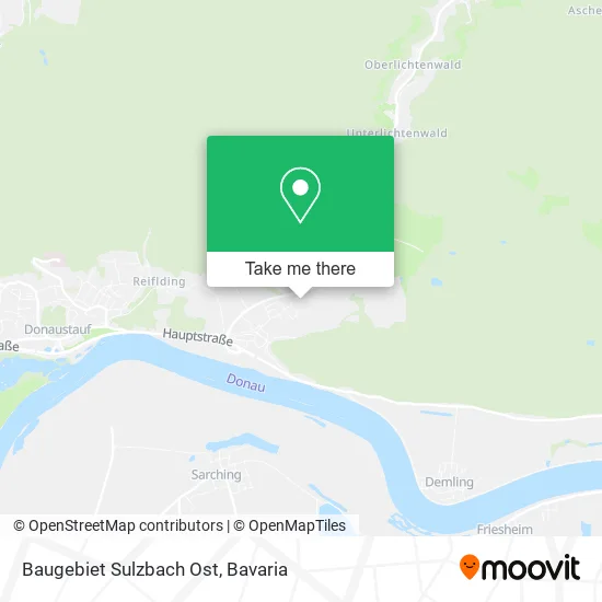 Карта Baugebiet Sulzbach Ost