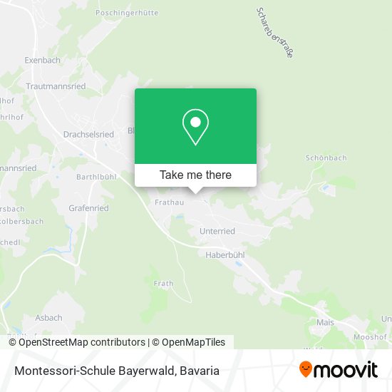 Montessori-Schule Bayerwald map