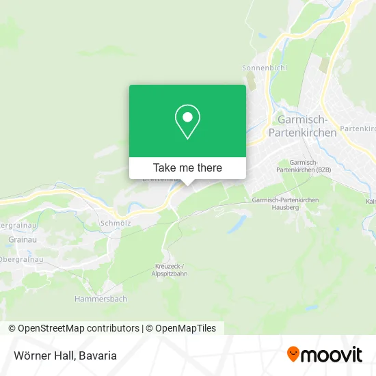 Карта Wörner Hall