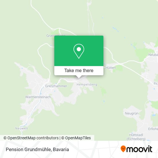 Pension Grundmühle map