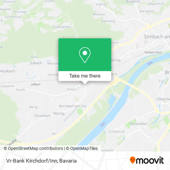 Карта Vr-Bank Kirchdorf/Inn