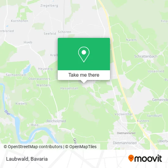 Карта Laubwald