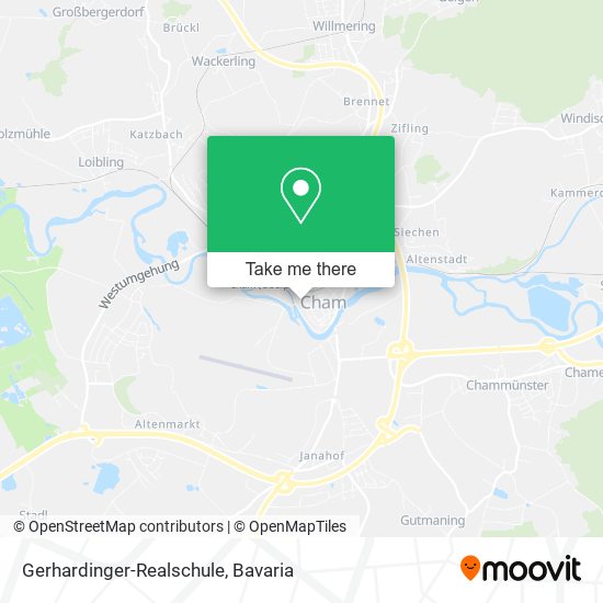 Gerhardinger-Realschule map