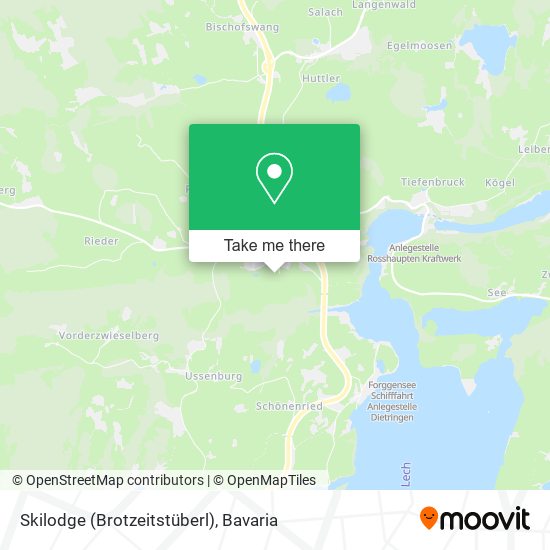 Skilodge (Brotzeitstüberl) map