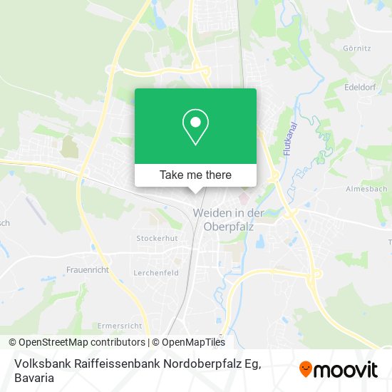 Volksbank Raiffeissenbank Nordoberpfalz Eg map