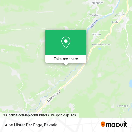 Карта Alpe Hinter Der Enge