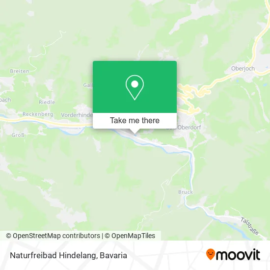 Карта Naturfreibad Hindelang