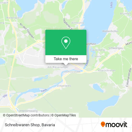 Карта Schreibwaren Shop