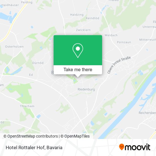 Hotel Rottaler Hof map