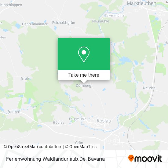 Ferienwohnung Waldlandurlaub.De map