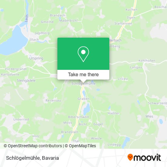 Schlögelmühle map