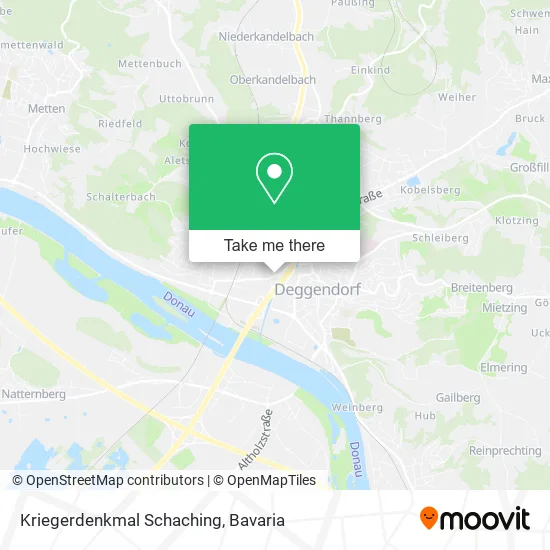 Карта Kriegerdenkmal Schaching