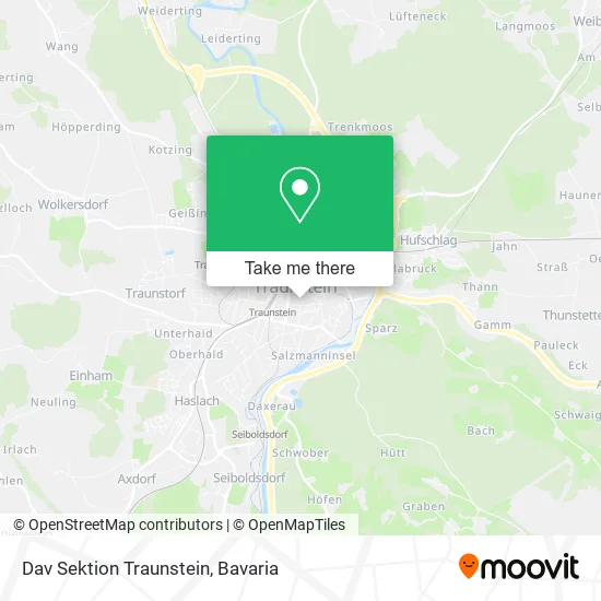 Карта Dav Sektion Traunstein