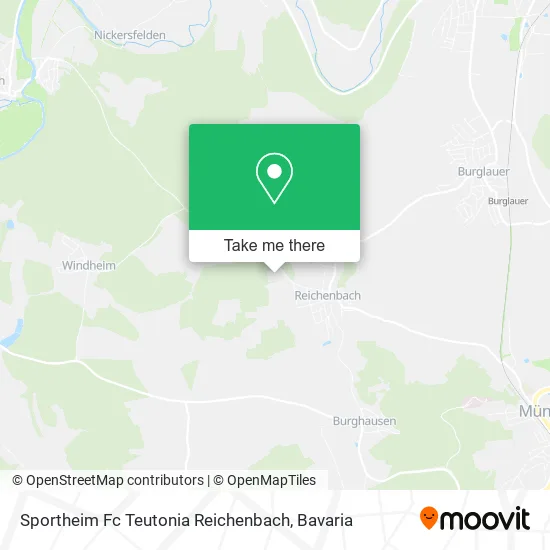 Карта Sportheim Fc Teutonia Reichenbach