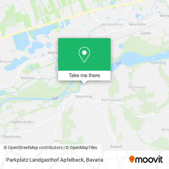 Карта Parkplatz Landgasthof Apfelbeck