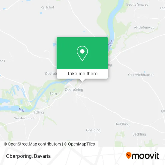 Карта Oberpöring