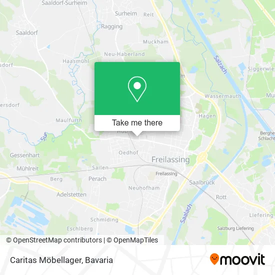 Карта Caritas Möbellager