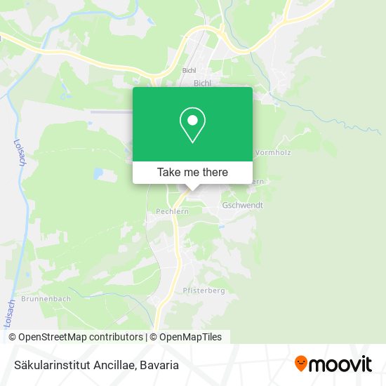 Säkularinstitut Ancillae map