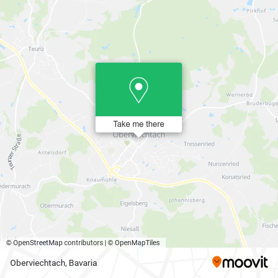 Карта Oberviechtach