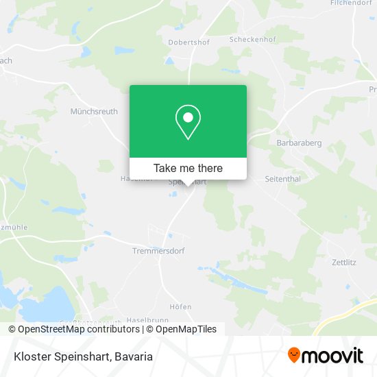 Карта Kloster Speinshart