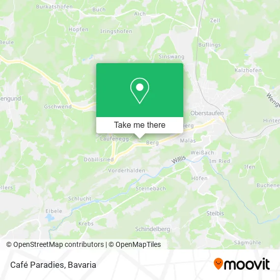 Карта Café Paradies