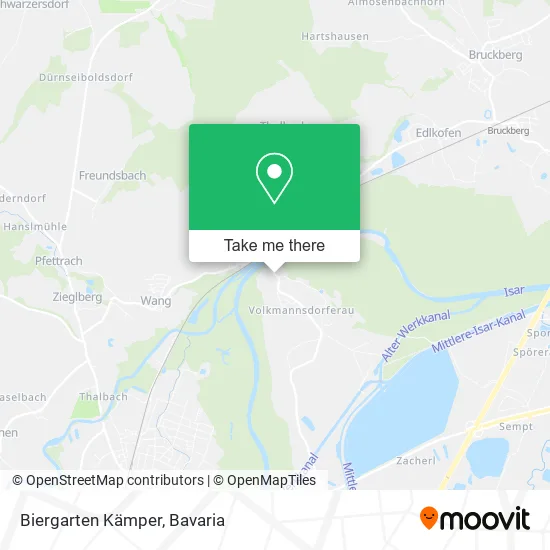 Карта Biergarten Kämper