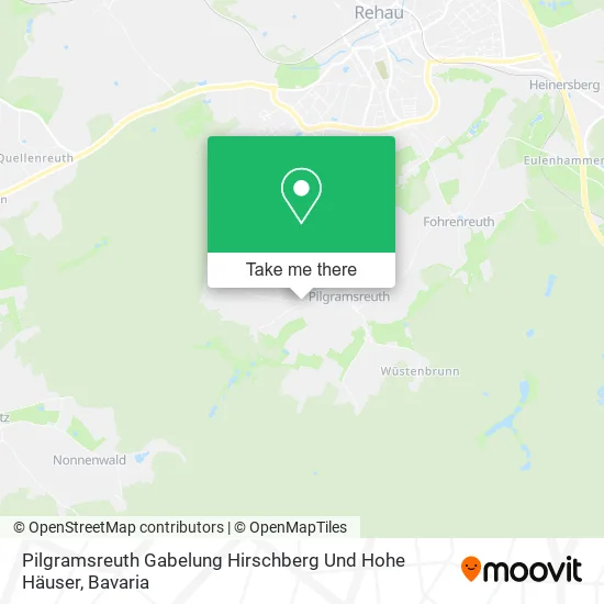 Карта Pilgramsreuth Gabelung Hirschberg Und Hohe Häuser