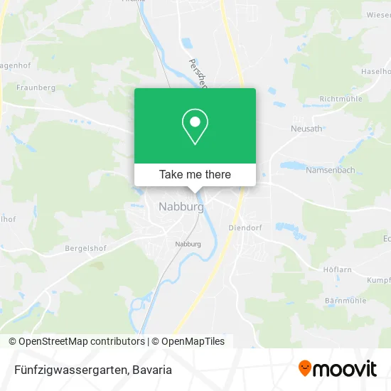 Карта Fünfzigwassergarten