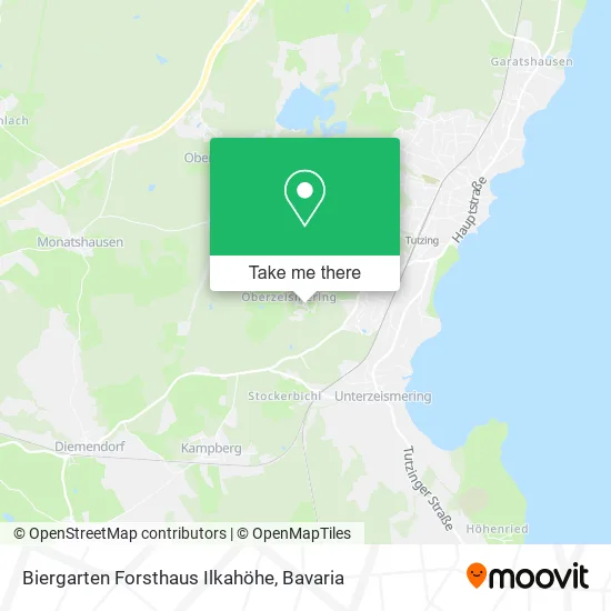 Карта Biergarten Forsthaus Ilkahöhe