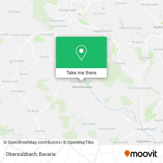 Карта Obersulzbach