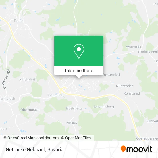 Карта Getränke Gebhard