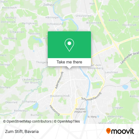 Карта Zum Stift