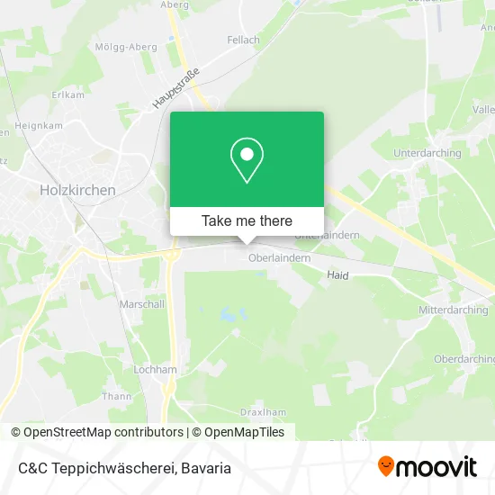 Карта C&C Teppichwäscherei