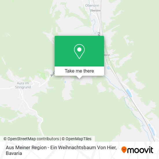 Aus Meiner Region - Ein Weihnachtsbaum Von Hier map