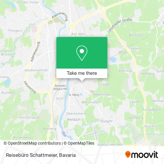 Карта Reisebüro Schattmeier