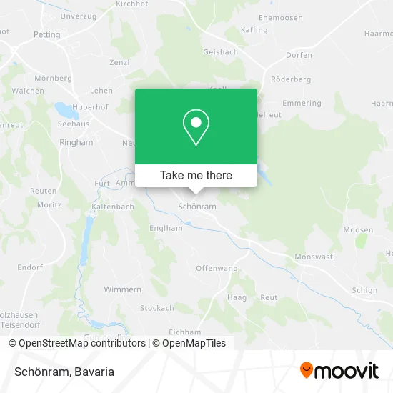 Карта Schönram