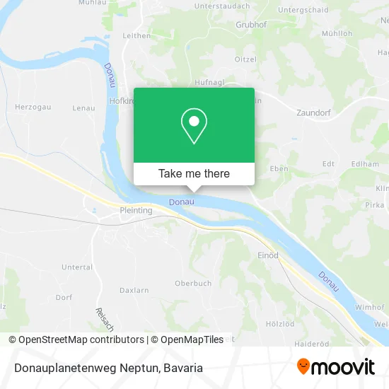 Карта Donauplanetenweg Neptun