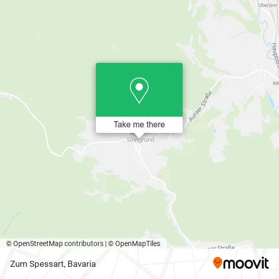 Карта Zum Spessart