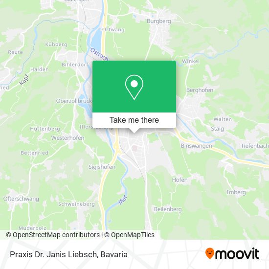 Praxis Dr. Janis Liebsch map
