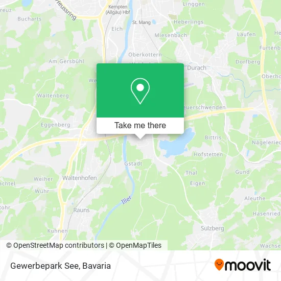 Карта Gewerbepark See