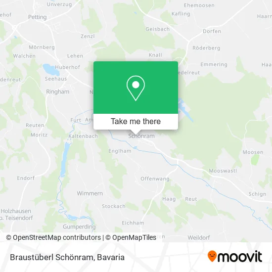Карта Braustüberl Schönram