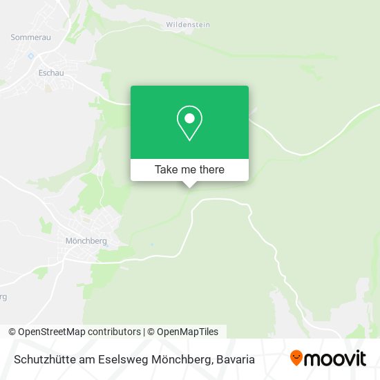 Schutzhütte am Eselsweg Mönchberg map