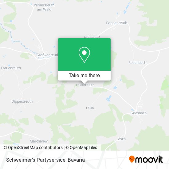 Schweimer's Partyservice map