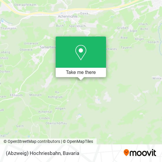 (Abzweig) Hochriesbahn map